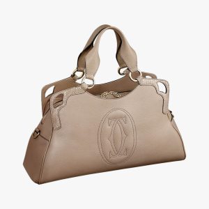 Leather shoulder ladies hand bag