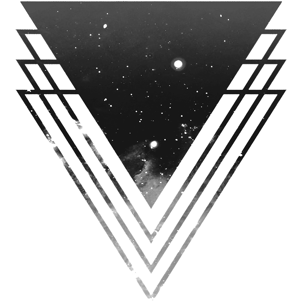 Starry geometric triangle