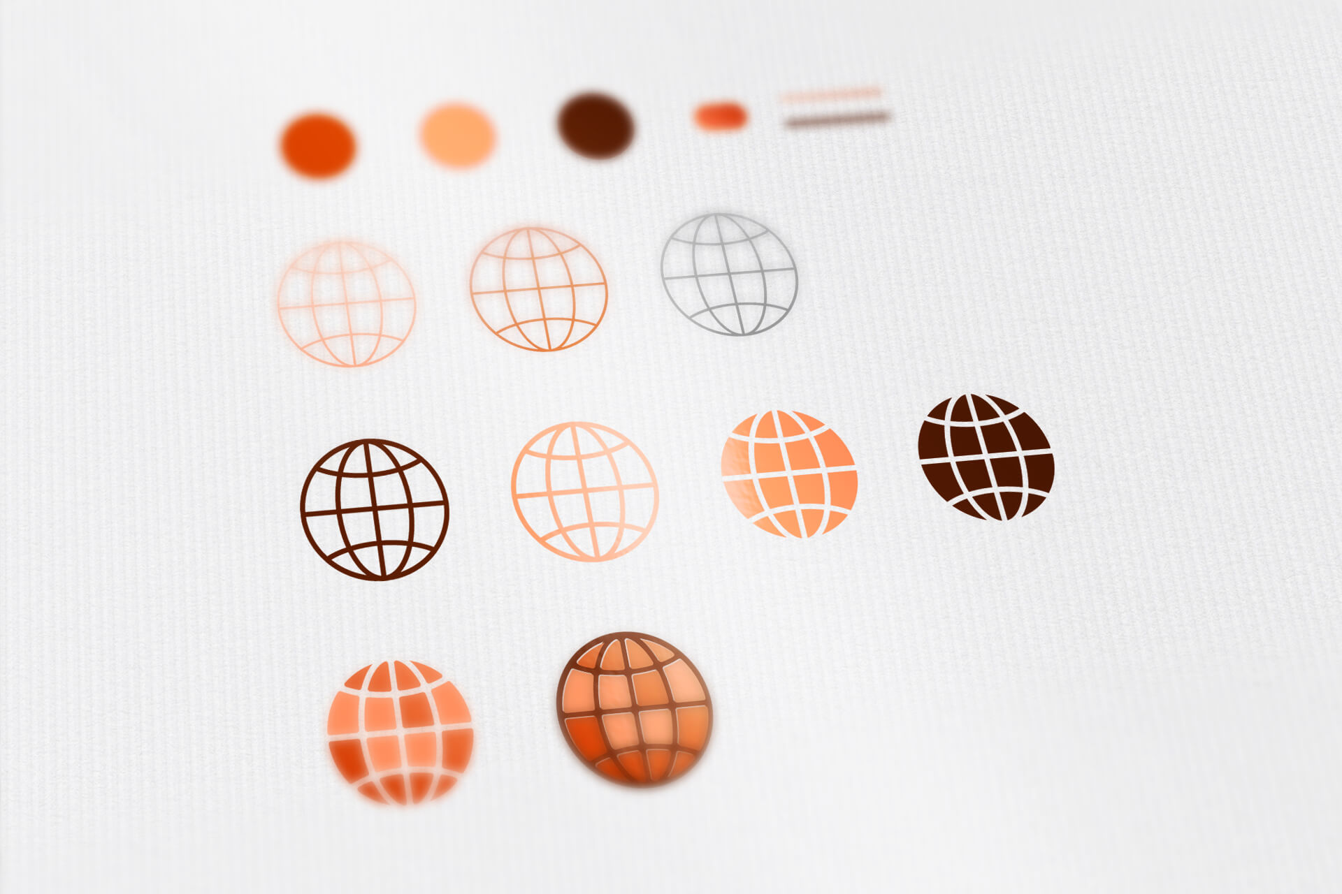 Create a globe icon in Adobe Illustrator